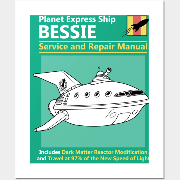 Bessie Service and Repair Manual Wall Art by adho1982